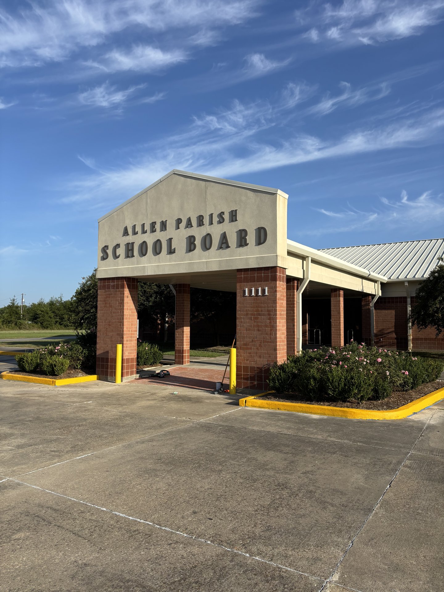 Allen Parish School Board — Parking Lot Striping — photo 3