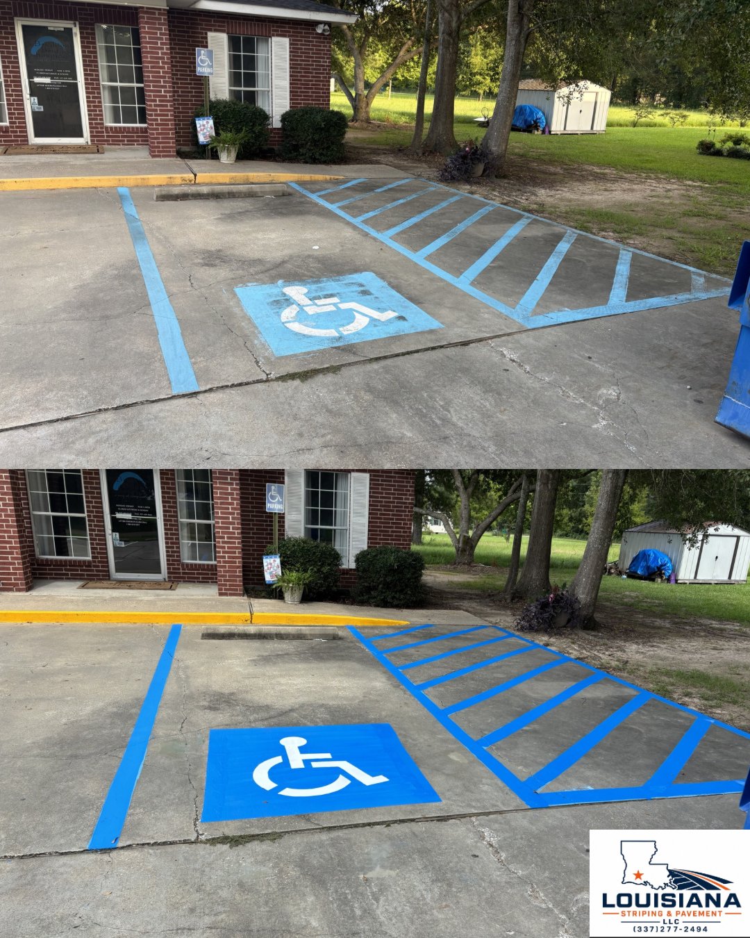 ADA Parking Lot Striping — Sales Tax Office — photo 2