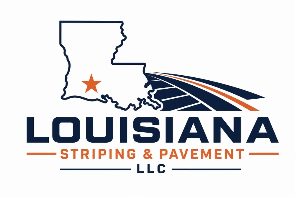 Louisiana Striping & Pavement logo