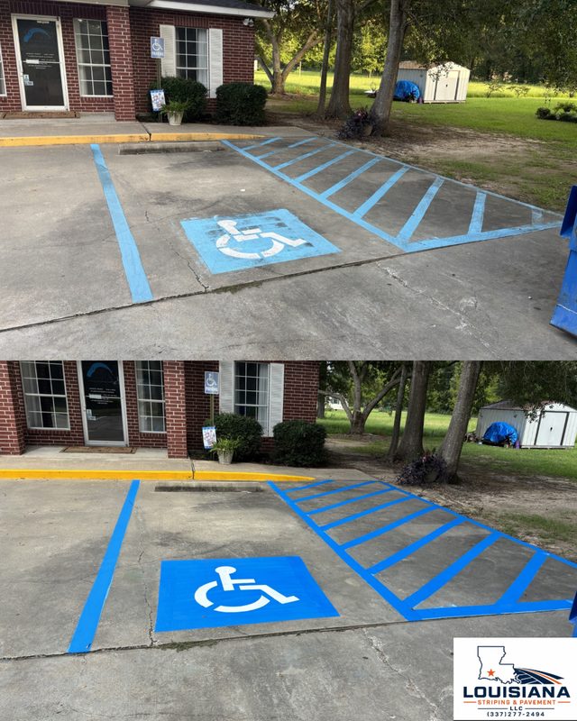 ADA Parking Lot Striping