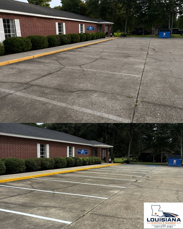 Full Lot Restripe — Brighton Bridge Hospice