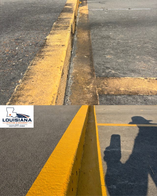 Curb Painting & Pavement Markings