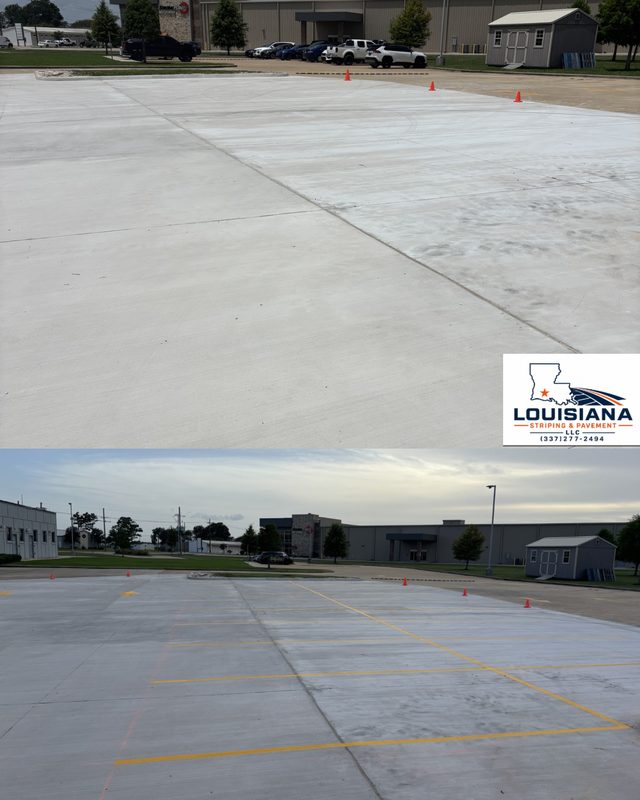 Parking Lot Restriping & Line Refresh