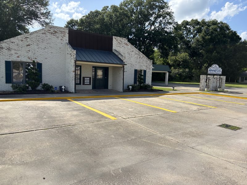 Parking Lot Striping — RehabXcel Physical Therapy